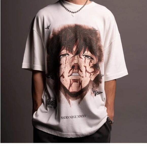 Darc Sport Baki White Shirt Size Large - Picture 2 of 3